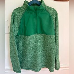 All in Motion Kids Green Half-Zip Sweatshirt